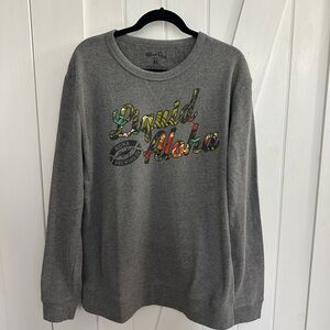 Gray Liquid Aloha Kona Brewing Sweatshirt - XL